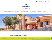 Tablet Screenshot of montemar-realestate.com